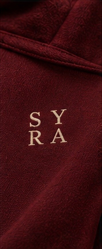Hoodie MUSTAHIL Bordeaux, monogramme