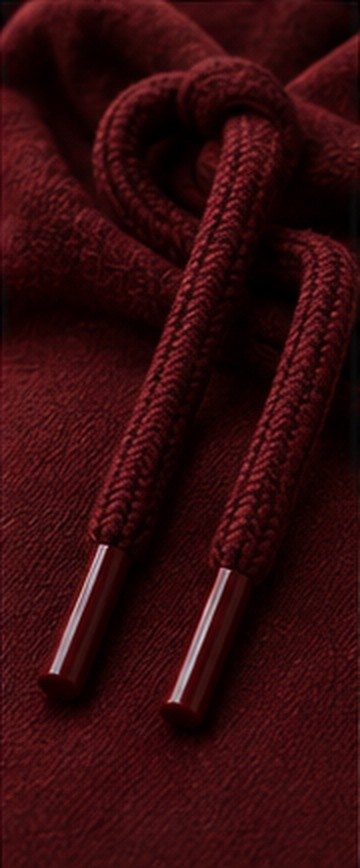 Hoodie MUSTAHIL Bordeaux, cordons